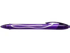 Roller bic gelocity quick dry encre gel pointe 0.7mm coloris violet