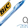 Roller bic gelocity quick dry encre gel pointe 0.7mm coloris bleu turquoise