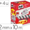 Roller de correction pritt compact flex dimensions 4,2mmx10m pack 12+4 unites