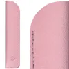 Roller et etui en simili cuir belius space b monochrome sans agrafe encre bleue coloris rose dans coffret cadeau