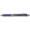 Roller pentel energel rétractable pointe métal fine 0.7mm rechargeable clip métal coloris bleu