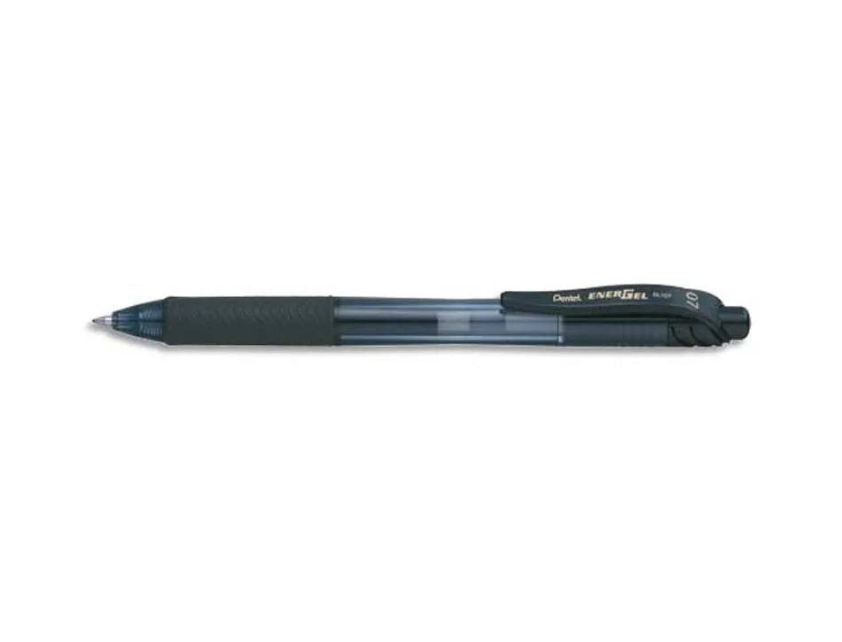 Roller pentel energel rétractable rechargeable pointe métal 0.7mm noir