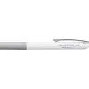 Roller pentel floatune retractable double bille pointe moyenne 0,8mm encre bleue corps blanc