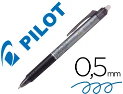 Roller pilot frixion ball clicker encre gel pointe fine coloris noir