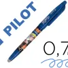 Roller pilot frixion ball edition limitee naruto encre gel pointe moyenne coloris bleu