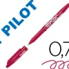Roller pilot frixion ball pointe moyenne 0,7mm encre gel thermosensible effaçable rechargeable coloris rouge-bordeaux