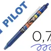 Roller pilot frixion ball clicker edition limitee naruto encre gel pointe moyenne coloris bleu