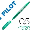 Roller pilot frixion ball encre gel pointe fine coloris vert