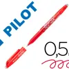Roller pilot frixion ball encre gel pointe fine coloris rouge