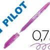 Roller pilot frixion ball encre gel pointe moyenne coloris mauve