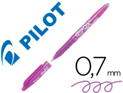 Roller pilot frixion ball encre gel pointe moyenne coloris mauve