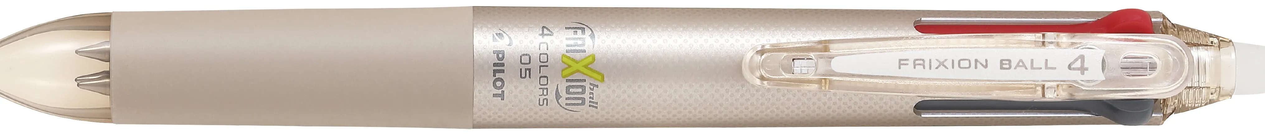 Roller pilot frixion ball 4 colors encre gel pointe fine coloris rose