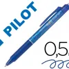 Roller pilot frixion ball clicker encre gel pointe fine coloris bleu