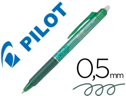 Roller pilot frixion ball clicker encre gel pointe fine coloris vert