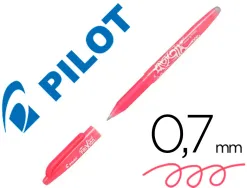 Roller pilot frixion ball encre gel pointe moyenne coloris rose corail