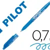 Roller pilot frixion ball encre gel pointe moyenne coloris bleu ciel