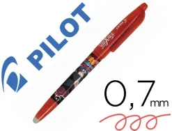 Roller pilot frixion ball edition limitee naruto encre gel pointe moyenne coloris rouge