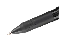 Roller pilot frixion ball écriture moyenne 0.7mm encre effaçable grip préhension rechargeable gomme sertie coloris noir