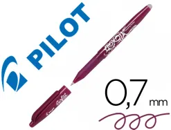 Roller pilot frixion ball encre gel pointe moyenne coloris rouge bordeaux