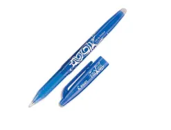 Roller pilot frixion ball écriture moyenne 0.5mm encre effaçable grip préhension rechargeable gomme sertie turquoise