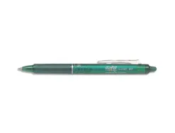 Roller pilot frixion clicker écriture moyenne 0.35mm encre effaçable gomme sertie grip prehenion rechargeable vert