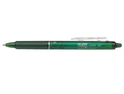 Roller pilot frixion clicker écriture moyenne 0.35mm encre effaçable gomme sertie grip prehenion rechargeable vert