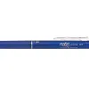 Roller pilot frixion clicker écriture moyenne 0.35mm encre effaçable gomme sertie grip prehension rechargeable bleu