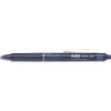 Roller pilot frixion clicker écriture moyenne 0.35mm encre effaçable gomme sertie grip prehension rechargeable bleu nuit