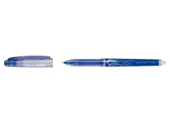Roller pilot frixion point pointe aiguille 0.3mm encre effaçable grip préhension rechargeable gomme sertie bleu