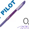 Roller pilot frixion point pointe aiguille 0.3mm encre effaçable grip préhension rechargeable gomme sertie violet