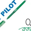 Roller pilot frixion point pointe aiguille 0.3mm encre effaçable grip préhension rechargeable gomme sertie vert