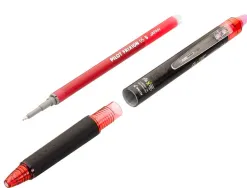 Roller pilot frixion point clicker 05 encre gel thermosensible effacable rechargeable rouge