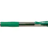 Roller pilot g2+ 7 ecriture moyenne 0.4mm encre gel retractable rechargeable corps translucide grip caoutchouc vert