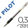 Roller pilot g1 gel grip caoutchouc bille carbure de tungstène pointe fine encre gel noire