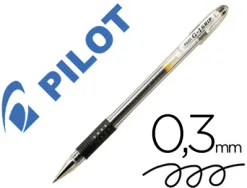 Roller pilot g1 gel grip caoutchouc bille carbure de tungstène pointe fine encre gel noire