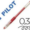 Roller pilot g1 gel grip caoutchouc bille carbure de tungstène pointe fine encre gel rouge