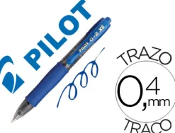 Roller pilot mini g2 pixies ecriture moyenne 0.4mm retractable coloris bleu