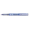 Roller pilot v5 rechargeable écriture fine 0.3mm niveau encre liquide visible écologique régulateur débit bleu