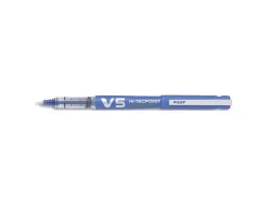 Roller pilot v5 rechargeable écriture fine 0.3mm niveau encre liquide visible écologique régulateur débit bleu