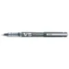 Roller pilot v5 rechargeable écriture fine 0.3mm niveau encre liquide visible écologique régulateur débit noir