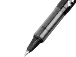 Roller pilot vball 5 écriture fine 0.3mm encre liquide niveau visible régulateur débit clip métal coloris noir