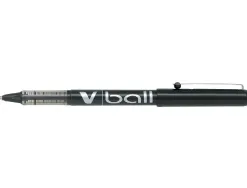 Roller pilot vball 5 écriture fine 0.3mm encre liquide niveau visible régulateur débit clip métal coloris noir