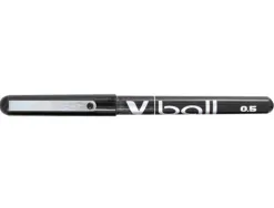 Roller pilot vball 5 écriture fine 0.3mm encre liquide niveau visible régulateur débit clip métal coloris noir