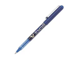 Roller pilot vball 7 écriture moyenne 0.5mm encre liquide niveau visible régulateur débit clip métal coloris bleu