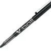 Roller pilot vball 7 écriture moyenne 0.5mm encre liquide niveau visible régulateur débit clip métal coloris noir
