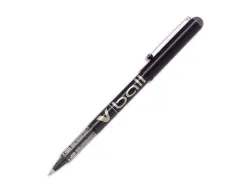 Roller pilot vball 7 écriture moyenne 0.5mm encre liquide niveau visible régulateur débit clip métal coloris noir