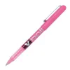 Roller pilot v-ball 5 pointe metal 0,3mm encre liquide coloris rose