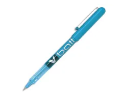 Roller pilot v-ball 5 pointe metal 0,3mm encre liquide coloris turquoise