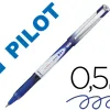 Roller pilot vball 5 pointe métal grip couleur bleu