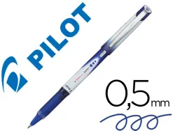 Roller pilot vball 5 pointe métal grip couleur bleu